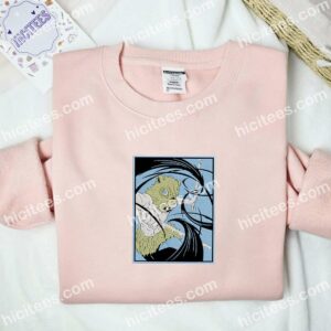 Inosuke Beast Breathing Demon Slayer Anime Embroidered Shirt 2 Inosuke Beast Breathing Demon Slayer Anime Embroidered Shirt 4