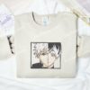 Ken Kaneki Half Face Tokyo Ghoul Anime Embroidered Shirt