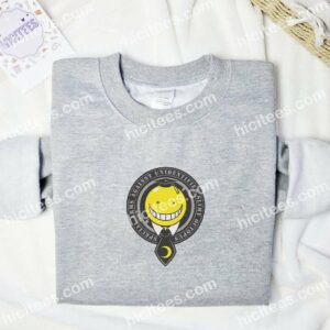 Korosensei Assassination Classroom Anime Embroidered Shirt 1 Korosensei Assassination Classroom Anime Embroidered Shirt 3