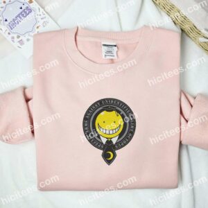 Korosensei Assassination Classroom Anime Embroidered Shirt 2 Korosensei Assassination Classroom Anime Embroidered Shirt