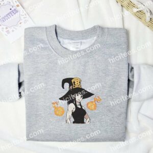 Maki Oze Fire Force Anime Embroidered Shirt 1 Maki Oze Fire Force Anime Embroidered Shirt 3