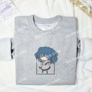 Saiko Yonebayashi Chibi Tokyo Ghoul Anime Embroidered Shirt 1 Saiko Yonebayashi Chibi Tokyo Ghoul Anime Embroidered Shirt 3
