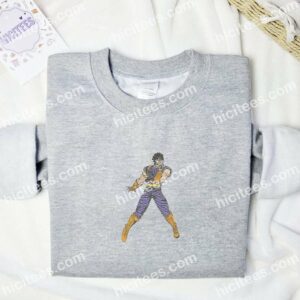 Jonathan Joestar JoJos Bizarre Adventure Anime Embroidered Shirt 3