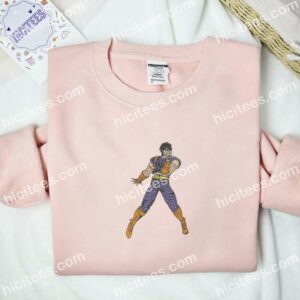 Jonathan Joestar JoJos Bizarre Adventure Anime Embroidered Shirt