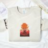 Kamina Shadow Gurren Lagann Anime Embroidered Shirt