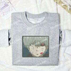 Kaneki No Mask Tokyo Ghoul Anime Embroidered Shirt 1 Kaneki No Mask Tokyo Ghoul Anime Embroidered Shirt 3