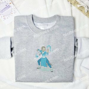 Katara Avatar Anime Embroidered Shirt 1 Katara Avatar Anime Embroidered Shirt 3 1