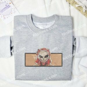 Sabito Demon Slayer Anime Embroidered Shirt 1 Sabito Demon Slayer Anime Embroidered Shirt 3