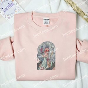 Tengen Uzui Hair Down Demon Slayer Anime Embroidered Shirt 2 Tengen Uzui Hair Down Demon Slayer Anime Embroidered Shirt