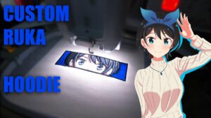 How to Make an Anime Inspired Embroidered Shirt Sweatshirt or Hoodie