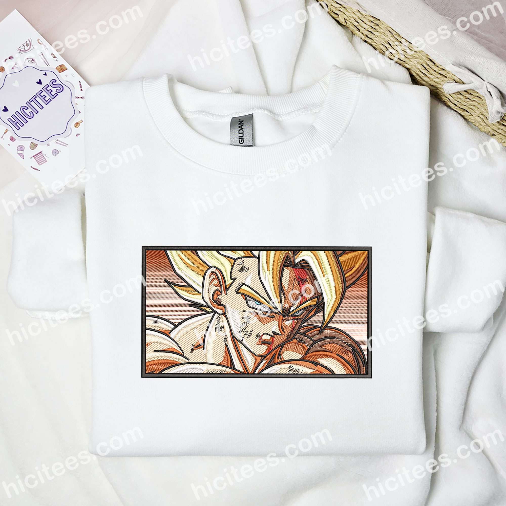 Goku Dragon Ball Anime Embroidered Shirt Goku Dragon Ball Anime Embroidered Shirt