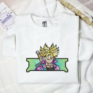 Trunks Dragon Ball Anime Embroidered Shirt 2 trunks dragon ball anime embroidered shirt 1 ldr6j