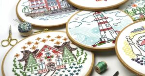 Seasonal Embroidery Decorating for Holidays with Handmade Touches