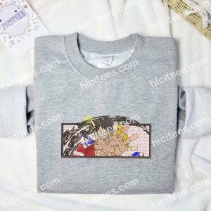 Luffy One Piece Anime Embroidered Shirt 2 luffy one piece anime embroidered shirt 5 w0vcb