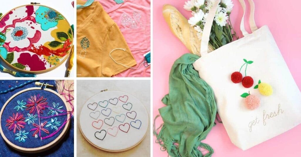 22 Simple Embroidery Designs Perfect for Beginners 2 22 Simple Embroidery Designs Perfect for Beginners 2