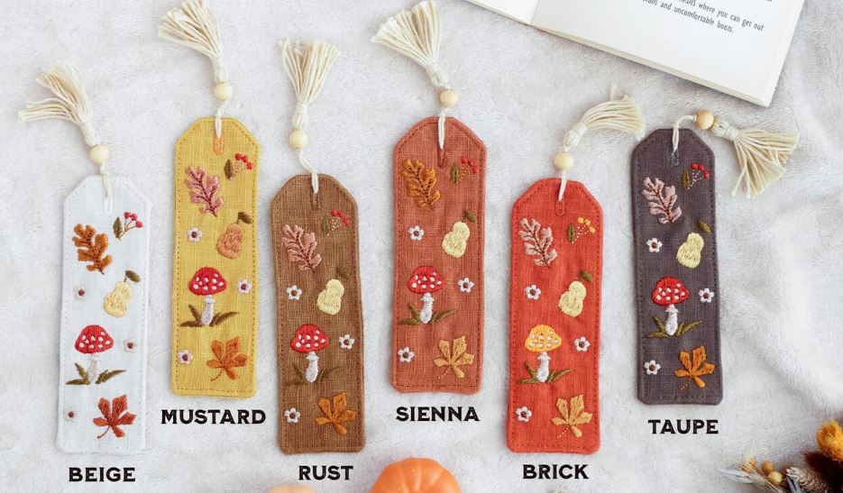 Embroidered Bookmarks Embroidered Bookmarks