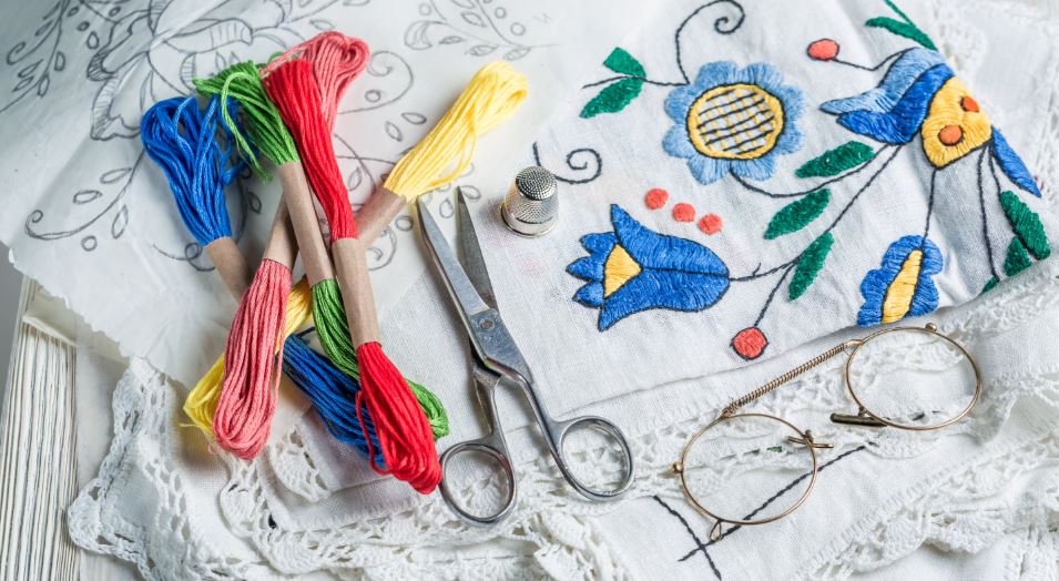 Choosing Embroidery Pattern Colors 1 Choosing Embroidery Pattern Colors How to Stitch with Intention Balance and Beauty