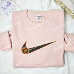 Chicago Bears Embroidered Hoodie, NFL Sports Embroidered Sweatshirt, Brand Embroidered Shirt 2 Chicago Bears Embroidered Hoodie NFL Sports Embroidered Sweatshirt Brand Embroidered Shirt