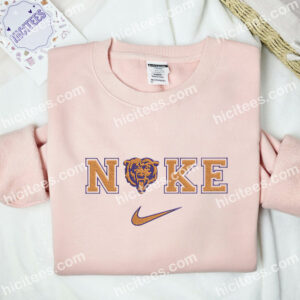 Chicago Bears Embroidered Hoodie, NFL Sports Embroidered Sweatshirt, Best Fandom Gift Ideas 2 Chicago Bears Embroidered Hoodie NFL Sports Embroidered Sweatshirt Best Fandom Gift Ideas