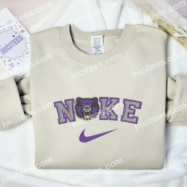 Central Arkansas Bears Embroidered Sweatshirt, NCAA Sports Embroidered Hoodie, Best Gift Ideas