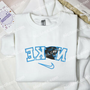 Carolina Panthers Embroidered Sweatshirt, NFL Sports Embroidered Shirt, Best Fandom Gift Ideas 1 Carolina Panthers Embroidered Sweatshirt NFL Sports Embroidered Shirt Best Fandom Gift Ideas 3