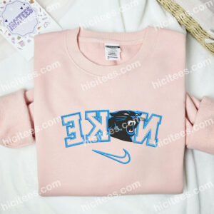 Carolina Panthers Embroidered Sweatshirt, NFL Sports Embroidered Shirt, Best Fandom Gift Ideas 2 Carolina Panthers Embroidered Sweatshirt NFL Sports Embroidered Shirt Best Fandom Gift Ideas