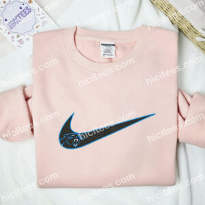 Carolina Panthers Embroidered Sweatshirt NFL Sports Embroidered Hoodie Brand Embroidered Hoodie