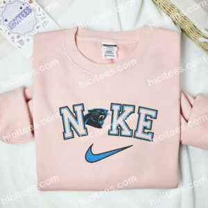 Carolina Panthers Embroidered Shirt, NFL Sports Embroidered Hoodie, Brand Embroidered Shirt 2 Carolina Panthers Embroidered Shirt NFL Sports Embroidered Sweatshirt Best Fandom Gift Ideas