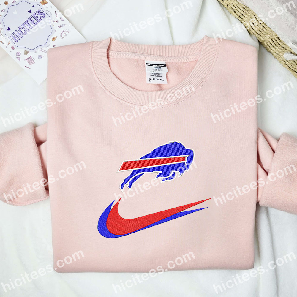 Buffalo Bills Embroidered Sweatshirt, NFL Sports Embroidered Hoodie, Brand Embroidered Shirt Buffalo Bills Embroidered Sweatshirt, NFL Sports Embroidered Hoodie, Brand Embroidered Shirt