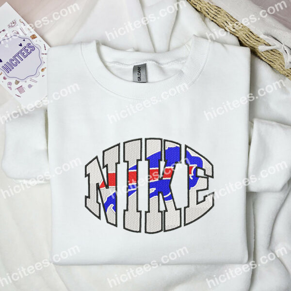 Buffalo Bills Embroidered Shirt, NFL Sports Embroidered Hoodie, Brand Embroidered Sweatshirt