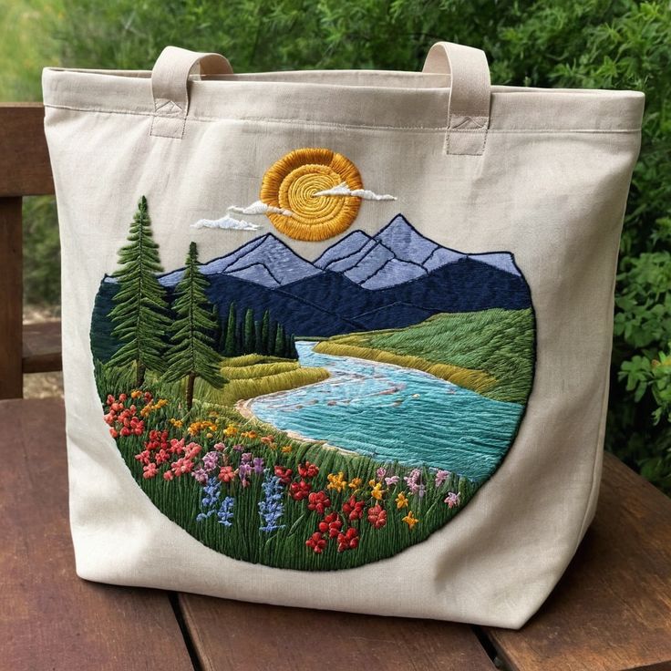 Nature and Landscape Embroidery