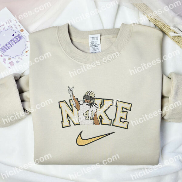 Alvin Kamara Embroidered Shirt, NFL Sports Embroidered Hoodie, Celebrity Embroidered Sweatshirt