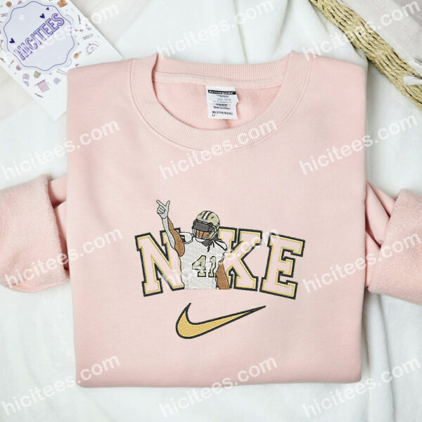 Alvin Kamara Embroidered Shirt, NFL Sports Embroidered Hoodie, Celebrity Embroidered Sweatshirt