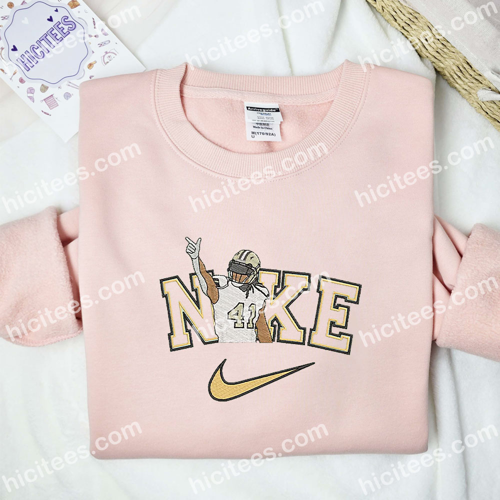 Alvin Kamara Embroidered Shirt, NFL Sports Embroidered Hoodie, Celebrity Embroidered Sweatshirt Alvin Kamara Embroidered Shirt, NFL Sports Embroidered Hoodie, Celebrity Embroidered Sweatshirt