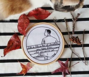 Movie Embroidery: Reimagining 10 Iconic Film Moments in Thread