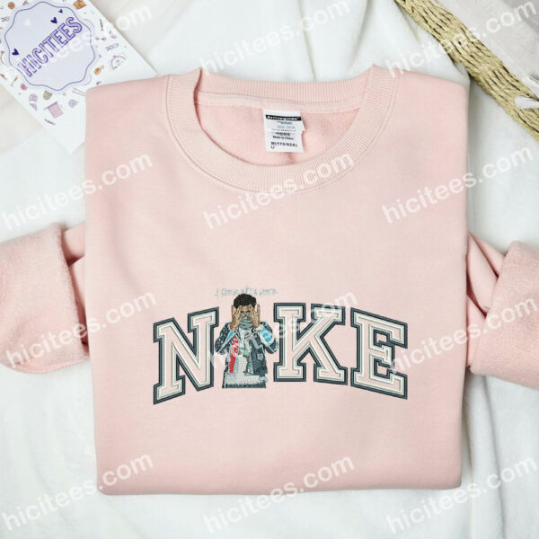 A Boogie Embroidered Shirt, Julius Dubose Embroidered Shirt, Celebrity Embroidered Hoodie