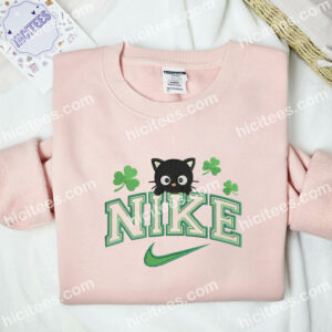 Chococat Shamrocks Embroidered Shirt, Sanrio Cartoon Embroidered Hoodie, Saint Patrick’s Day Embroidered Sweatshirt 2 Chococat Shamrocks Embroidered Shirt Sanrio Cartoon Embroidered Hoodie Saint Patricks Day Embroidered Sweatshirt