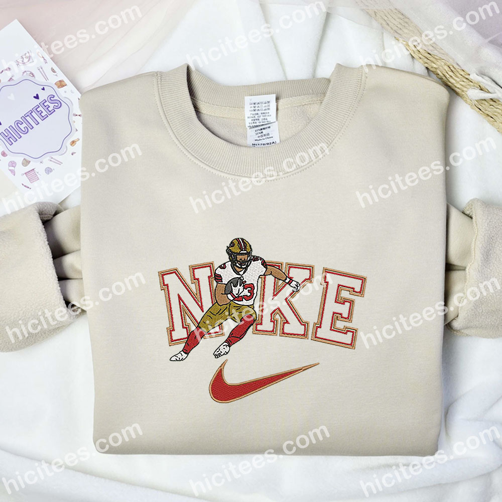 Christian McCaffrey Embroidered Hoodie, NFL Sports Embroidered Sweatshirt, Celebrity Embroidered Shirt Christian McCaffrey Embroidered Hoodie, NFL Sports Embroidered Sweatshirt, Celebrity Embroidered Shirt