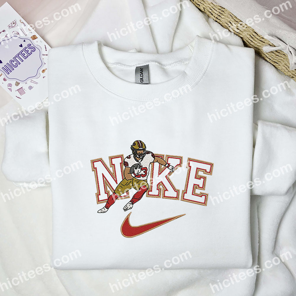 Christian McCaffrey Embroidered Hoodie, NFL Sports Embroidered Sweatshirt, Celebrity Embroidered Shirt Christian McCaffrey Embroidered Hoodie, NFL Sports Embroidered Sweatshirt, Celebrity Embroidered Shirt