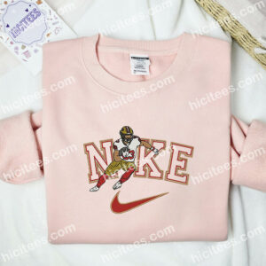 Christian McCaffrey Embroidered Hoodie, NFL Sports Embroidered Sweatshirt, Celebrity Embroidered Shirt 2 Christian McCaffrey Embroidered Hoodie NFL Sports Embroidered Sweatshirt Celebrity Embroidered Shirt