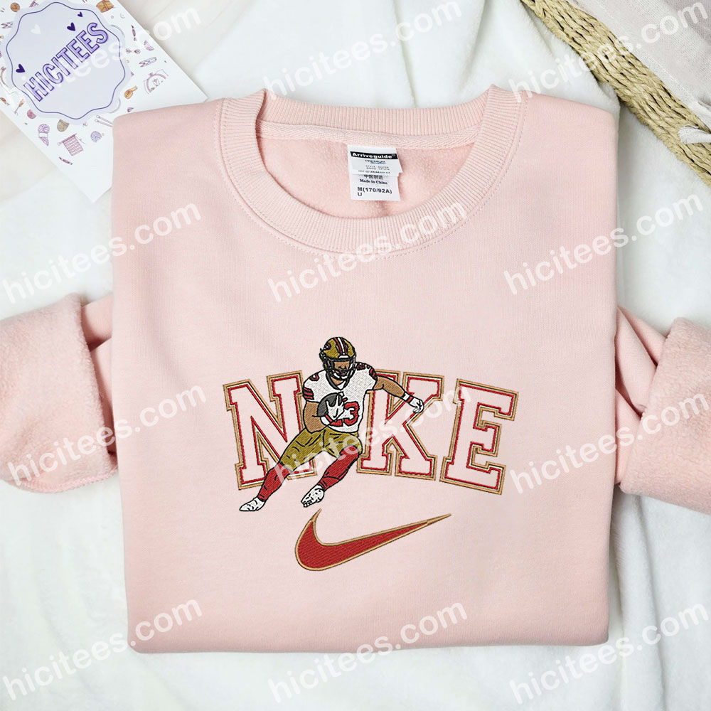 Christian McCaffrey Embroidered Hoodie, NFL Sports Embroidered Sweatshirt, Celebrity Embroidered Shirt Christian McCaffrey Embroidered Hoodie, NFL Sports Embroidered Sweatshirt, Celebrity Embroidered Shirt