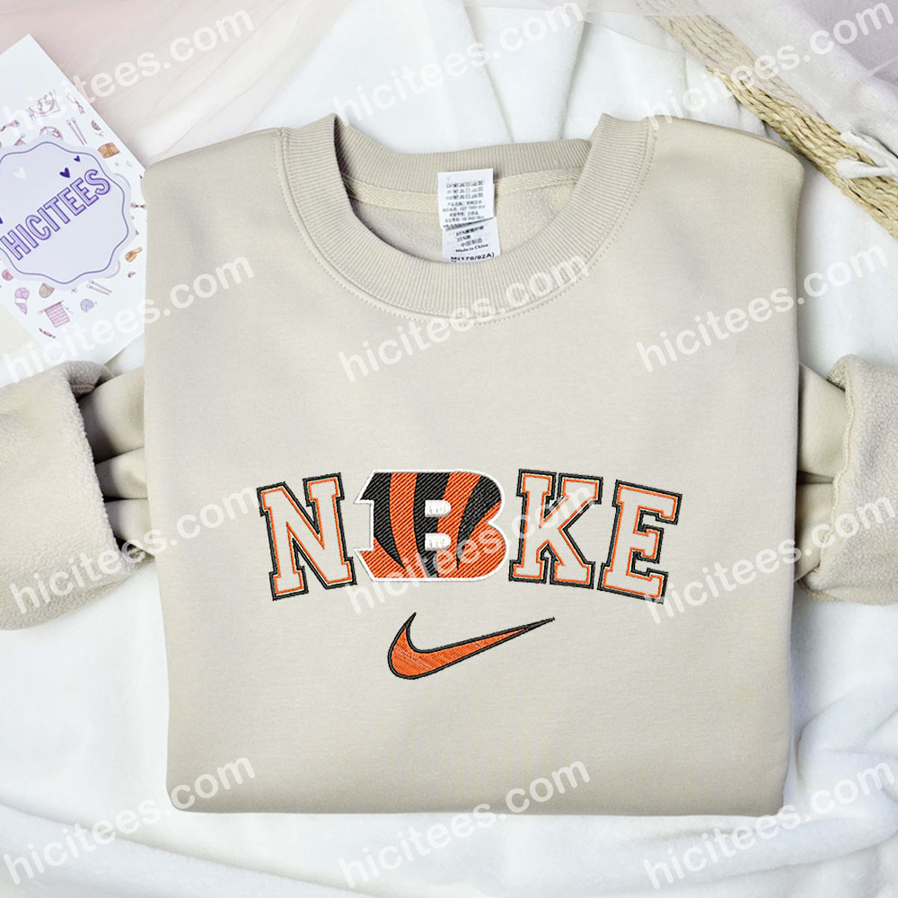 Cincinnati Bengal Embroidered Shirt, NFL Sports Embroidered Hoodie, Best Fandome Gift Ideas Cincinnati Bengal Embroidered Shirt, NFL Sports Embroidered Hoodie, Best Fandome Gift Ideas