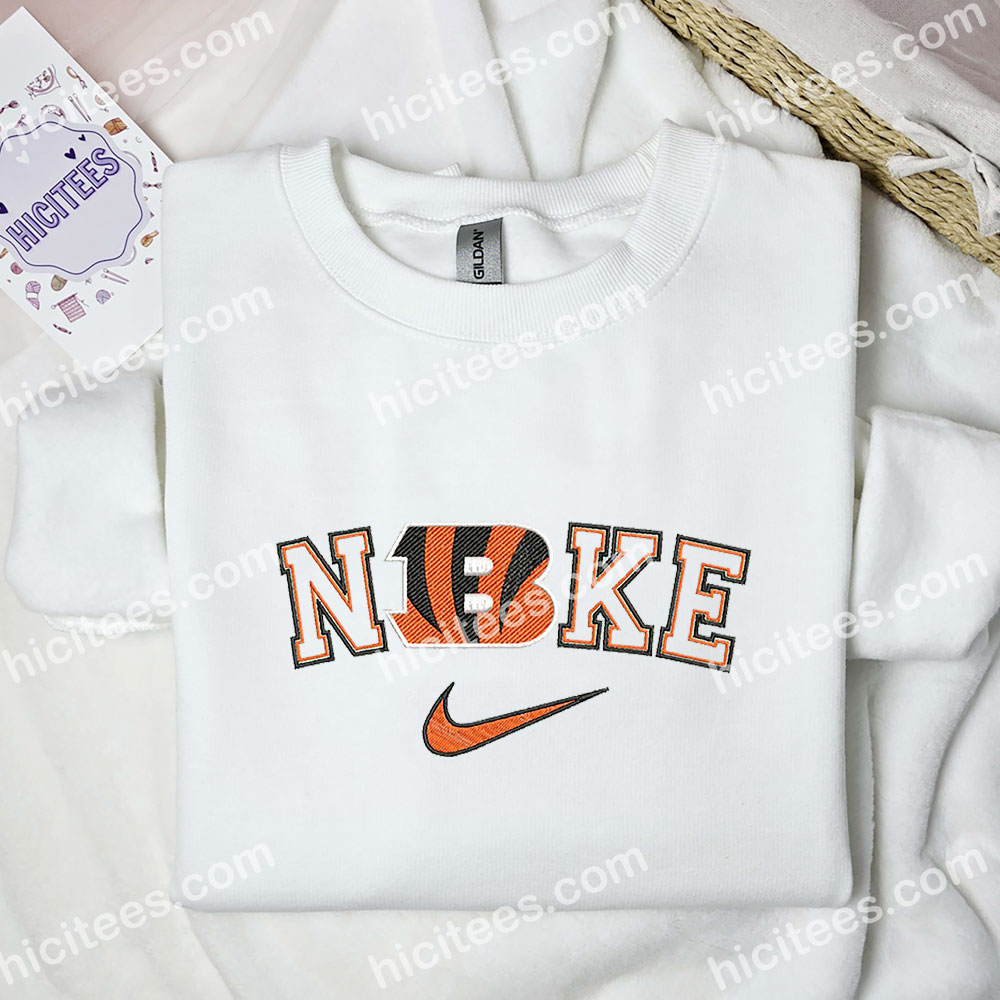 Cincinnati Bengal Embroidered Shirt, NFL Sports Embroidered Hoodie, Best Fandome Gift Ideas Cincinnati Bengal Embroidered Shirt, NFL Sports Embroidered Hoodie, Best Fandome Gift Ideas