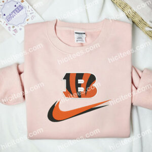 Cincinnati Bengal Embroidered Shirt, NFL Sports Embroidered Sweatshirt, Brand Embroidered Hoodie 2 Cincinnati Bengal Embroidered Shirt NFL Sports Embroidered Sweatshirt Brand Embroidered Hoodie