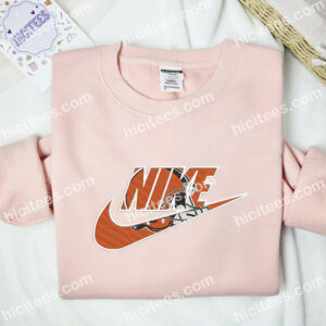 Cleveland Browns Embroidered Hoodie NFL Sports Embroidered Shirt Brand Embroidered Sweatshirt