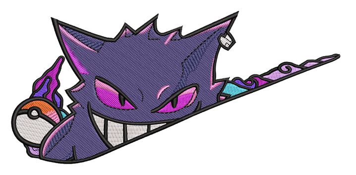 Gengar and the Art of Storytelling Through Embroidery 1 Gengar and the Art of Storytelling Through Embroidery