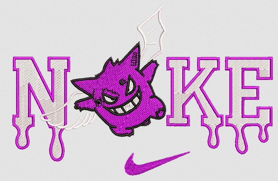 Gengar embroidery Gengar embroidery