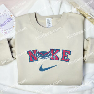 Florida Atlantic Owls Embroidered Shirt NCAA Sports Embroidered Hoodie Best Gift Ideas 2