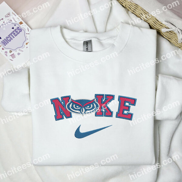Florida Atlantic Owls Embroidered Shirt, NCAA Sports Embroidered Hoodie, Best Gift Ideas
