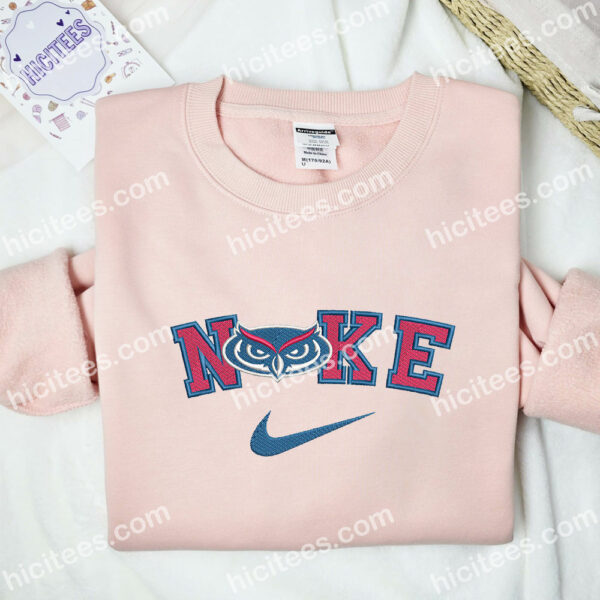 Florida Atlantic Owls Embroidered Shirt, NCAA Sports Embroidered Hoodie, Best Gift Ideas